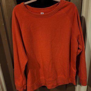 Coral colored old navy sweatshirt